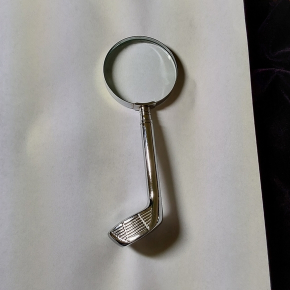 Vintage Other - VINTAGE GOLF THEMED MAGNIFYING GLASS